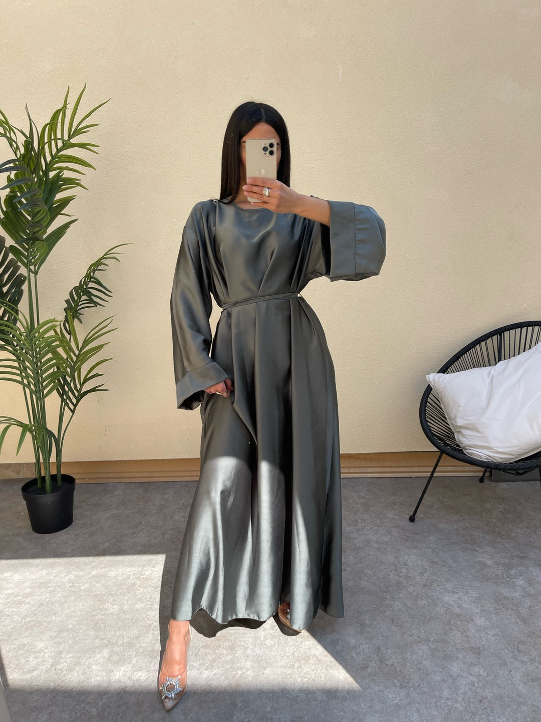 KHAKI SIMA DRESS