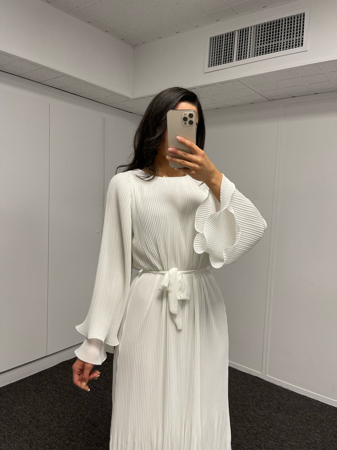 WHITE MELI DRESS