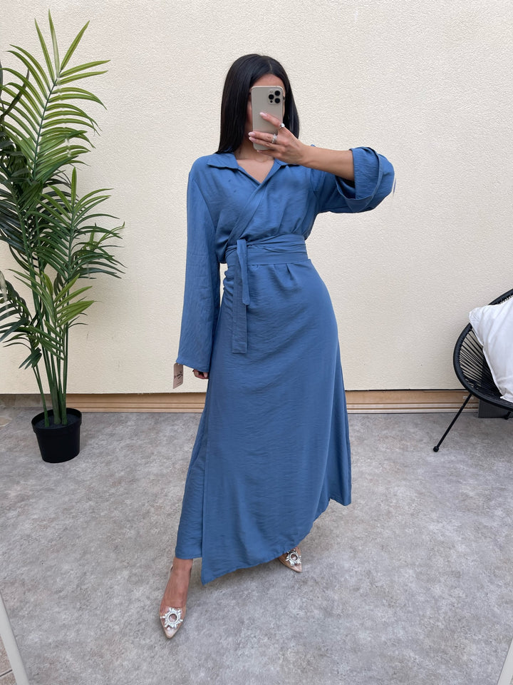 BLUE AYLA DRESS