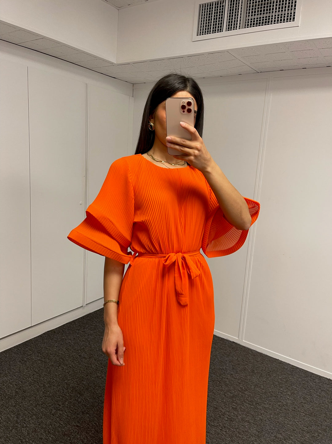 ÄRA ORANGE KLEID