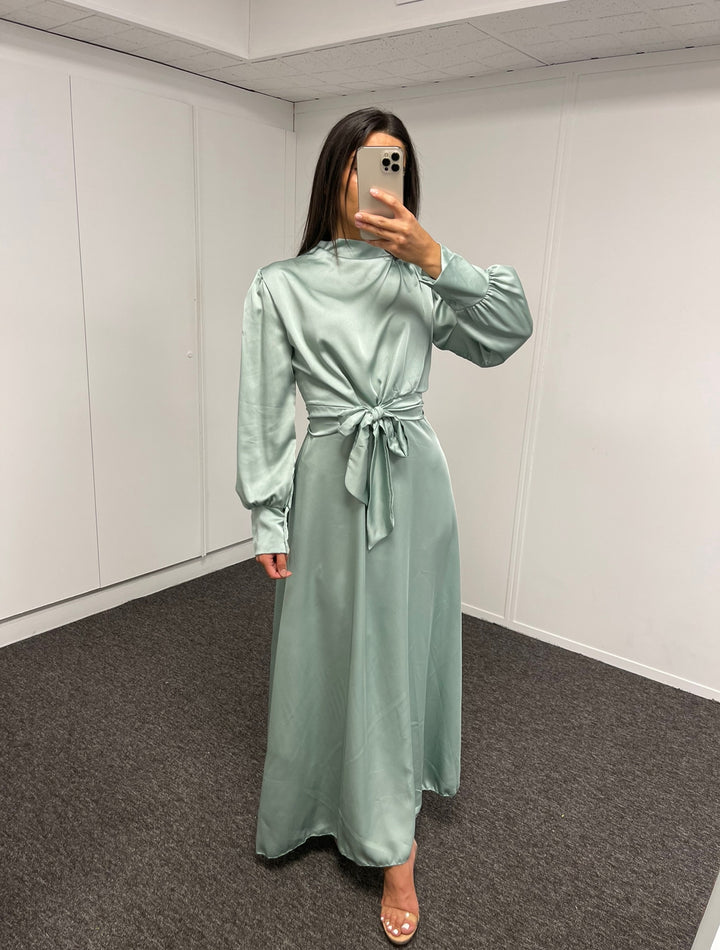 WATER GREEN MAYA DRESS