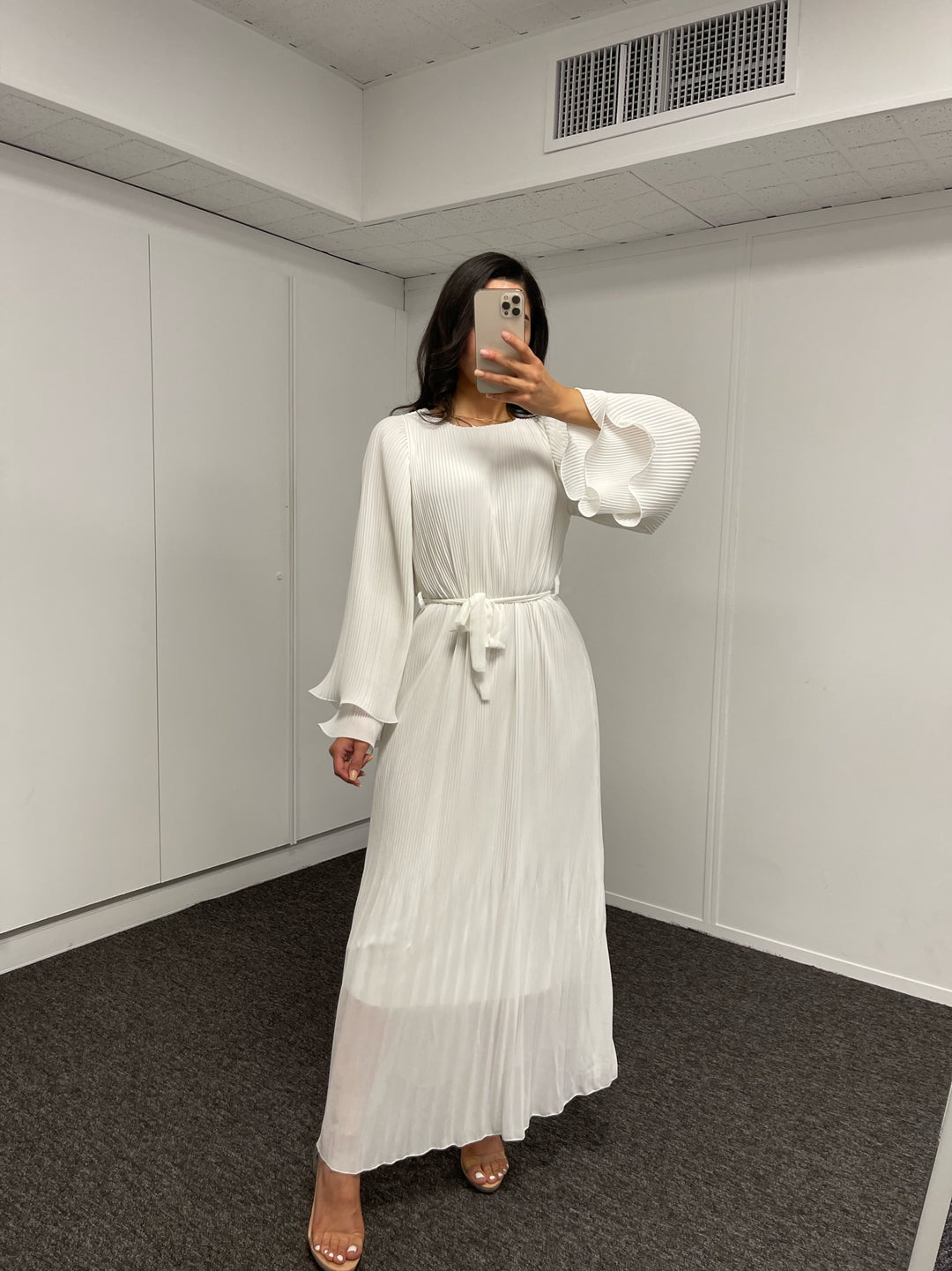 WHITE MELI DRESS