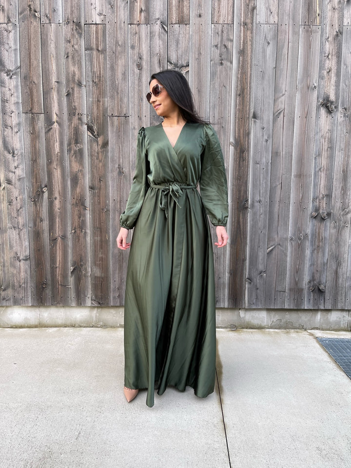 KHAKI-SILA-KLEID