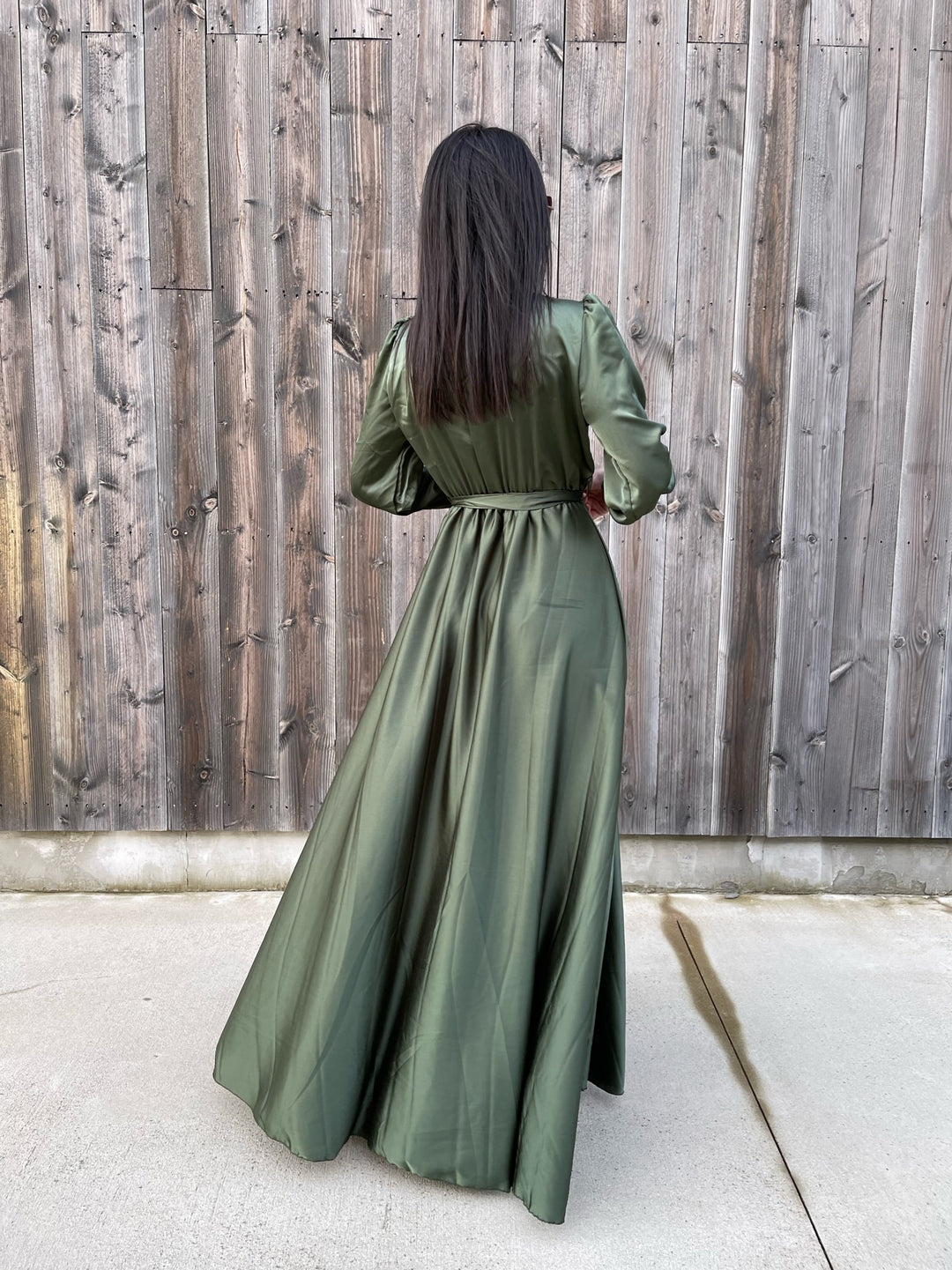 KHAKI-SILA-KLEID