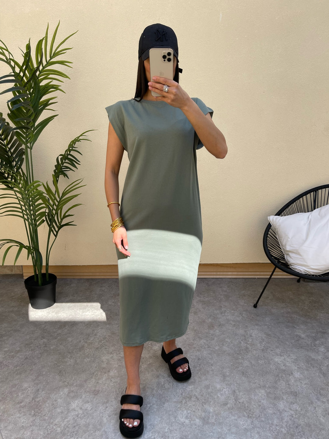 ZAY KHAKI DRESS