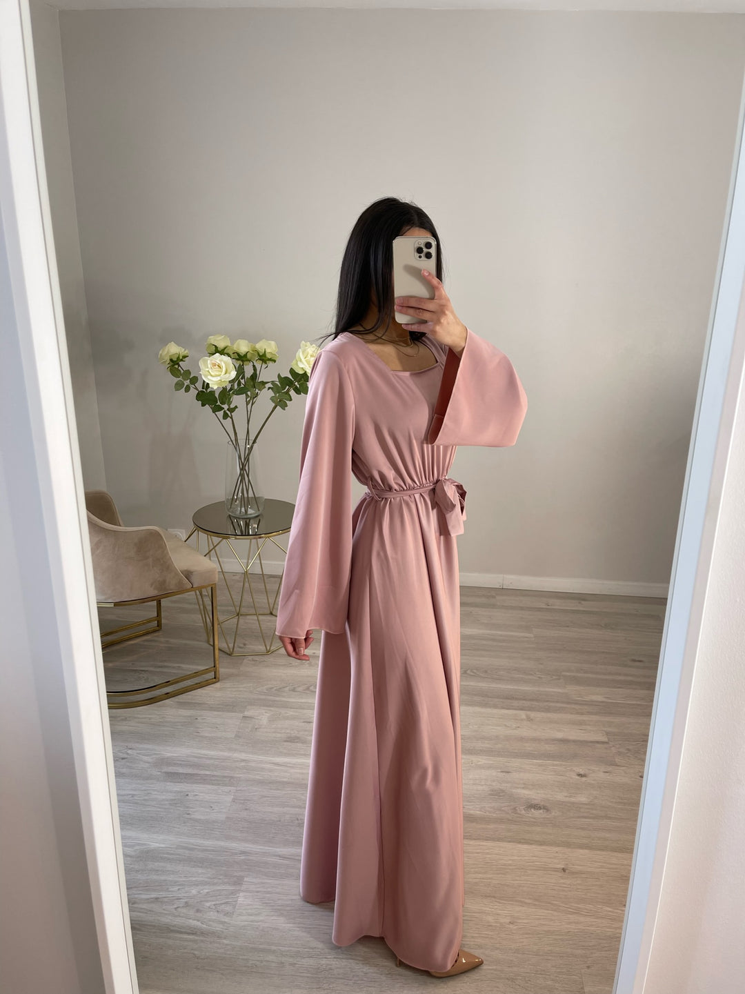 POWDER PINK ALBA DRESS