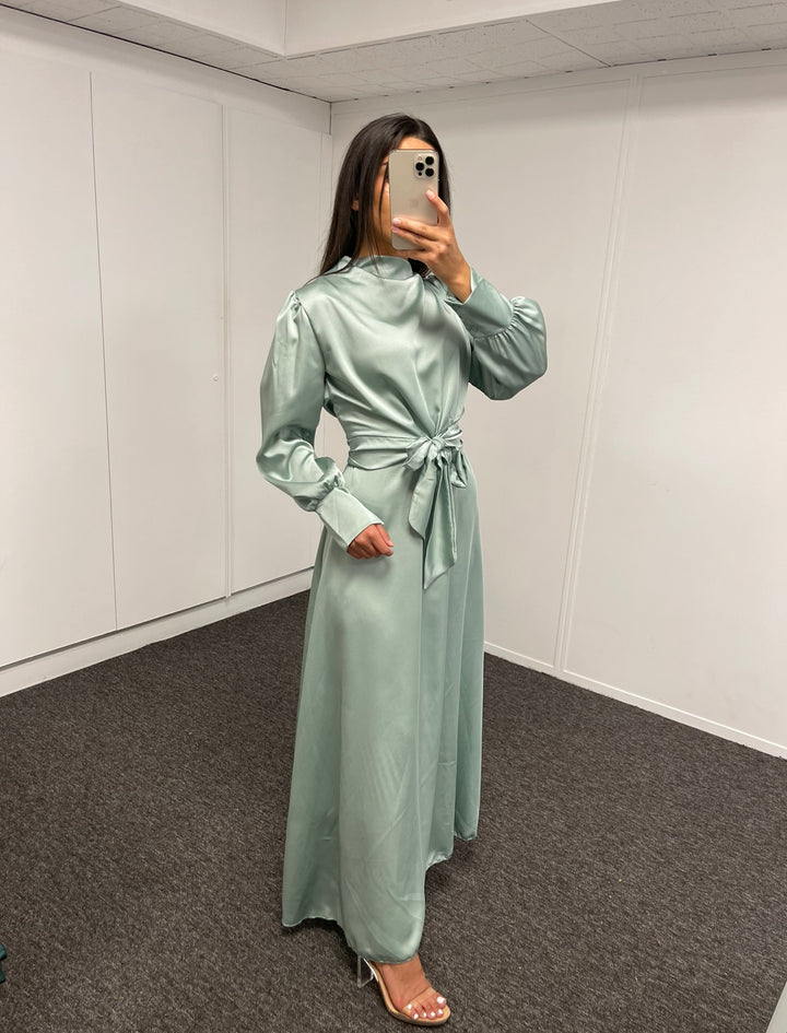 WATER GREEN MAYA DRESS