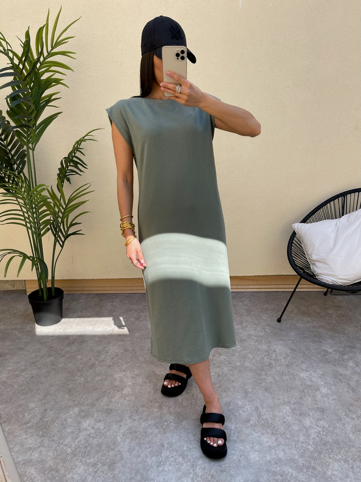 ZAY KHAKI DRESS