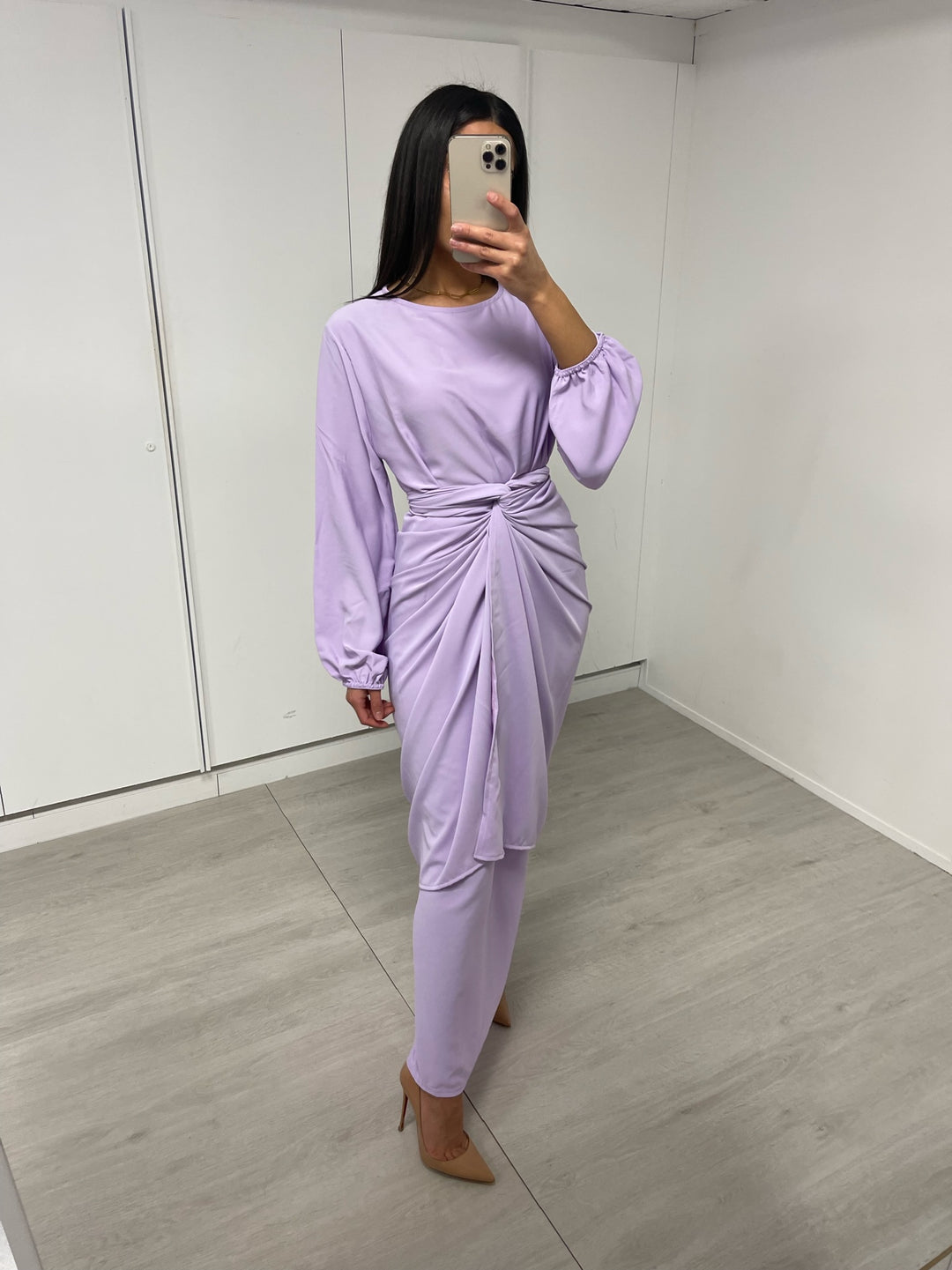 ROBE WRAP LILAS