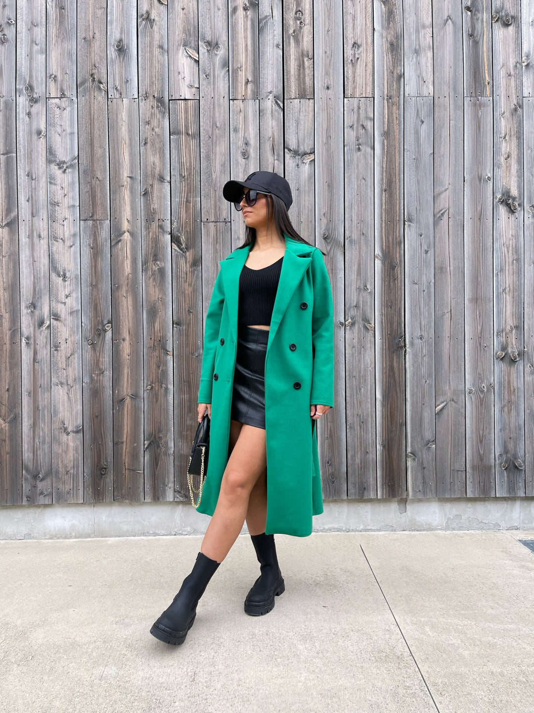 CLASSY GREEN COAT