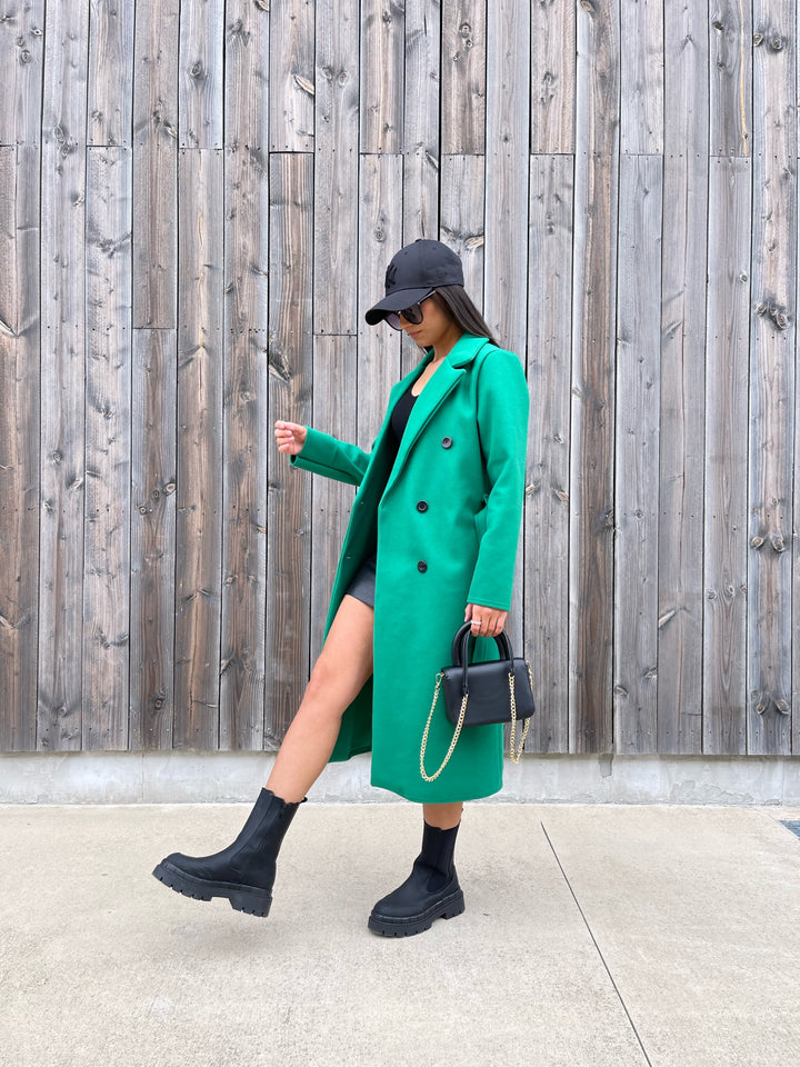 MANTEAU CLASSY VERT