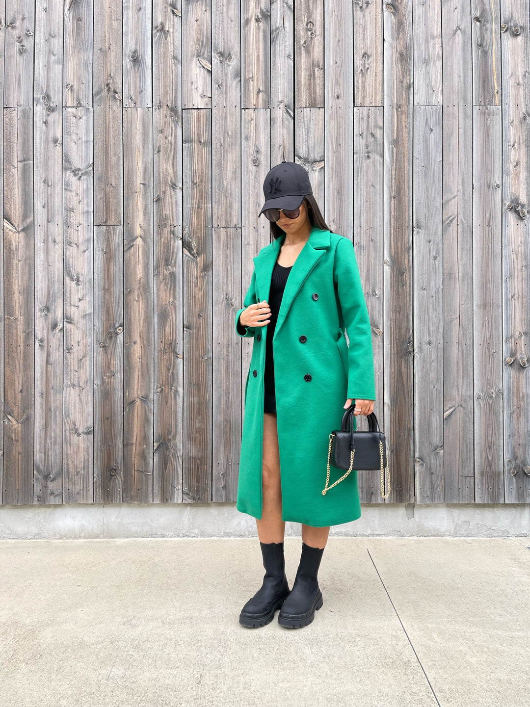 MANTEAU CLASSY VERT